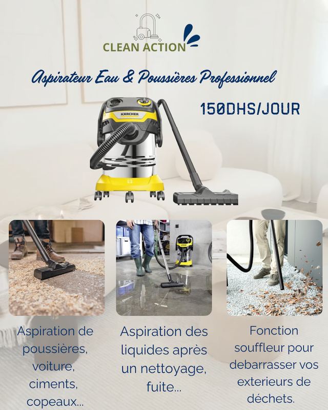 Clean Action Maroc — lavage et nettoyage de tapis à Casablanca, Casablanca